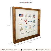 Nantucket Icons Serving Tray