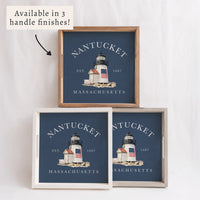 Nantucket Brant Point Lighthouse Serving Tray