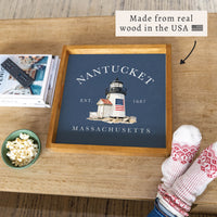 Nantucket Brant Point Lighthouse Serving Tray