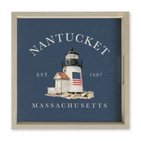 Nantucket Brant Point Lighthouse Serving Tray