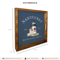 Nantucket Brant Point Lighthouse Serving Tray