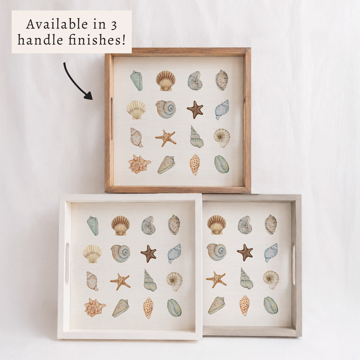 Shell Icons Serving Tray