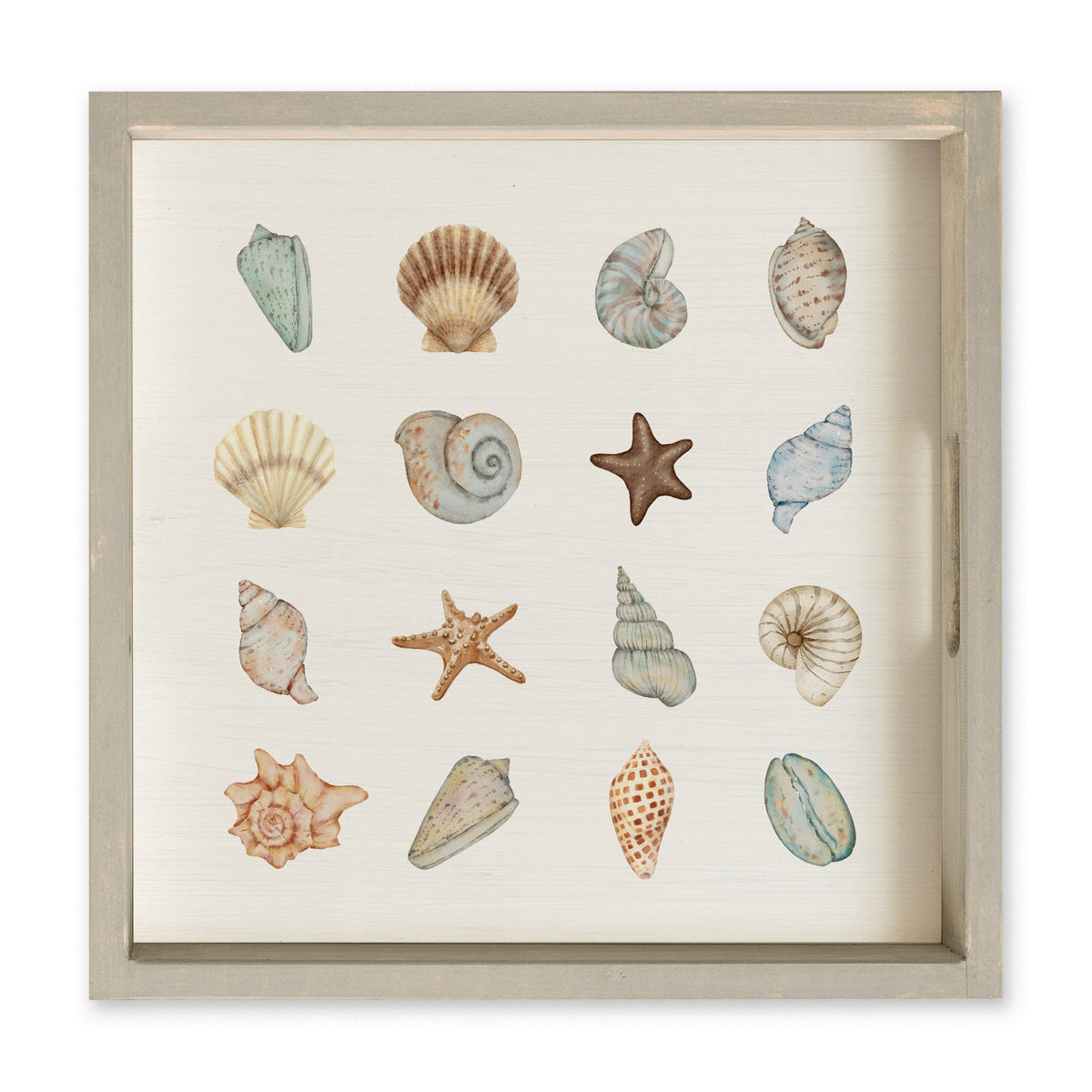Shell Icons Serving Tray
