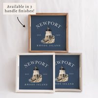Newport Castle Hill Lighthouse Serving Tray