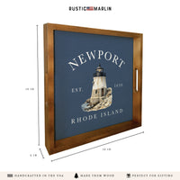 Newport Castle Hill Lighthouse Serving Tray