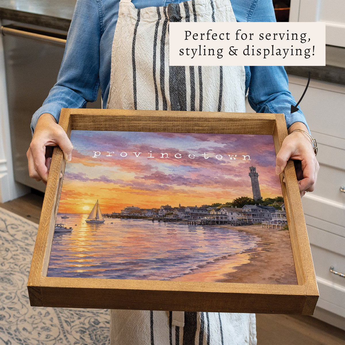 Provincetown Seascape Serving Tray