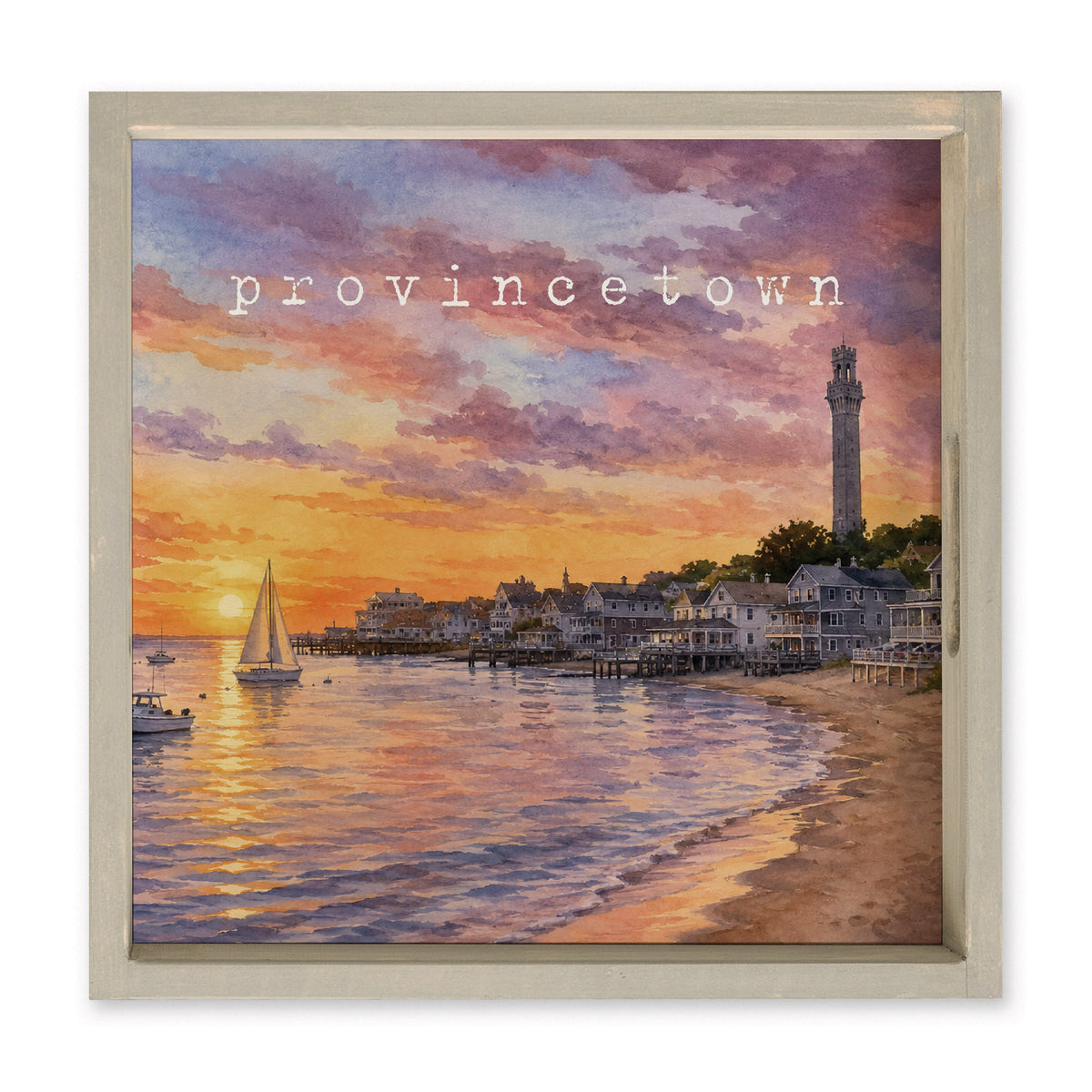 Provincetown Seascape Serving Tray