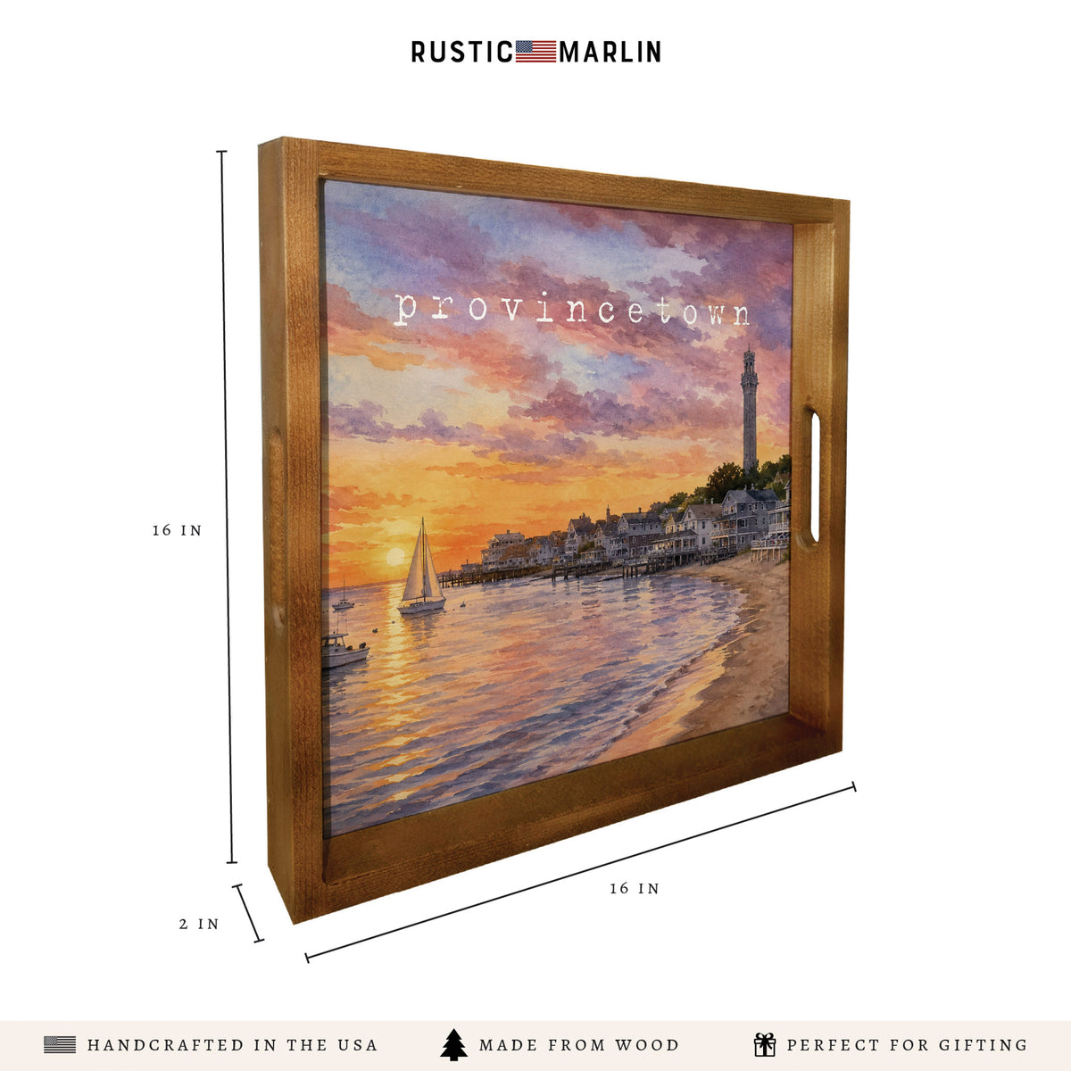 Provincetown Seascape Serving Tray