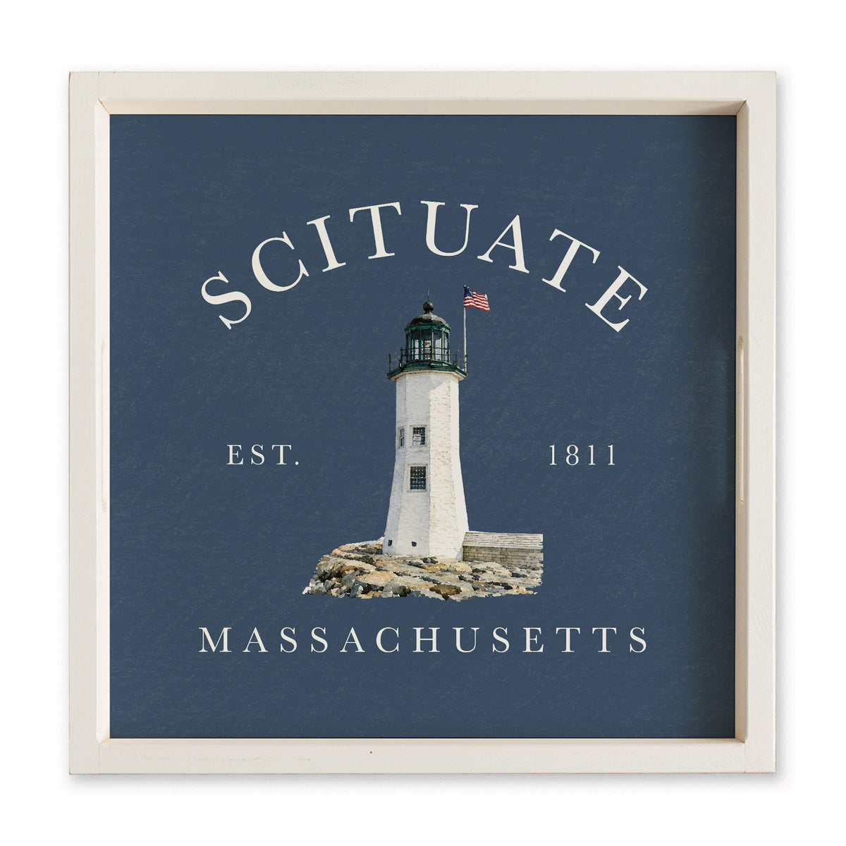 *Scituate Lighthouse Serving Tray