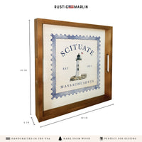*Scituate Lighthouse Stamp Serving Tray