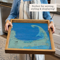 Cape Cod Chart Map Serving Tray
