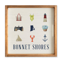 Bonnet Shores Icons Serving Tray