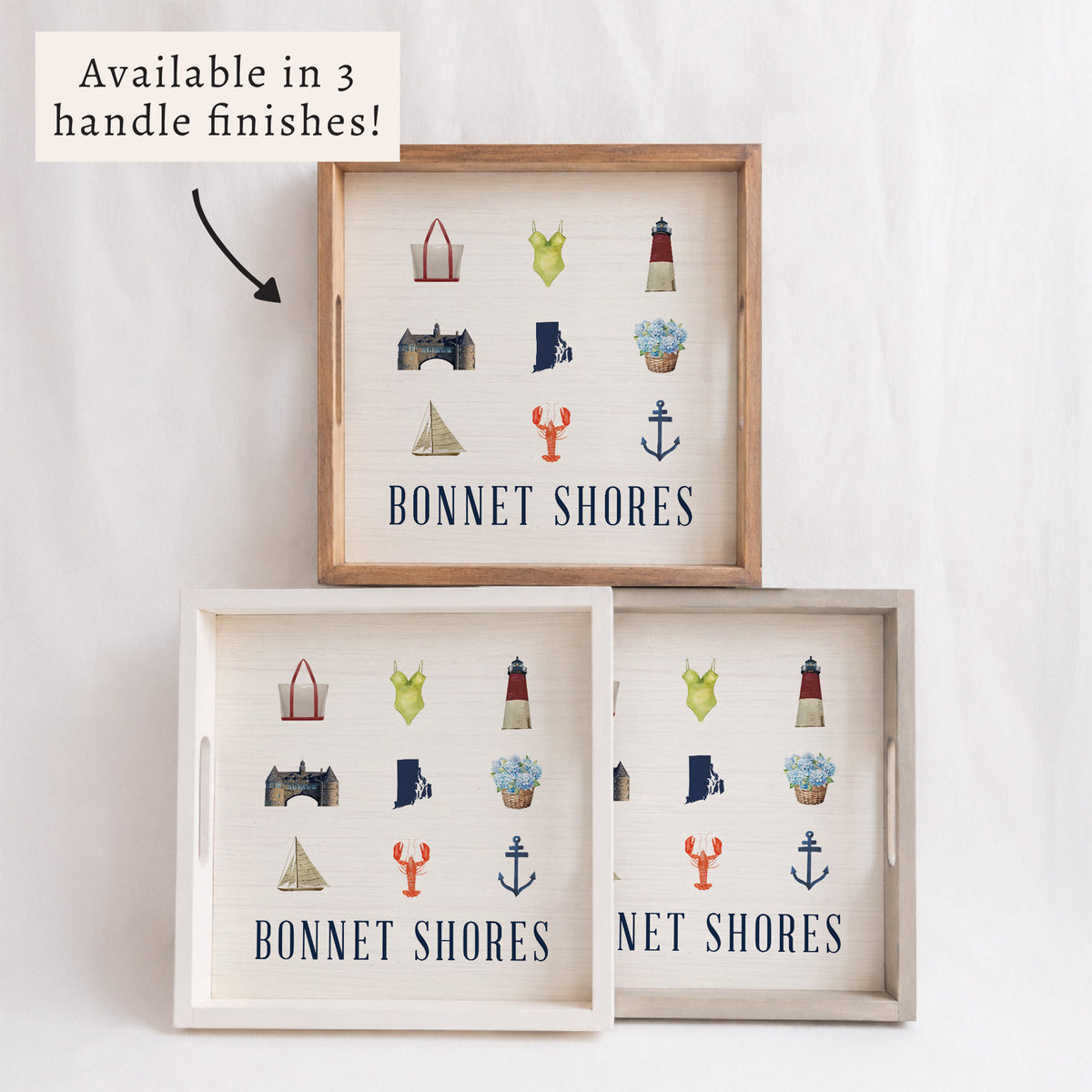Bonnet Shores Icons Serving Tray