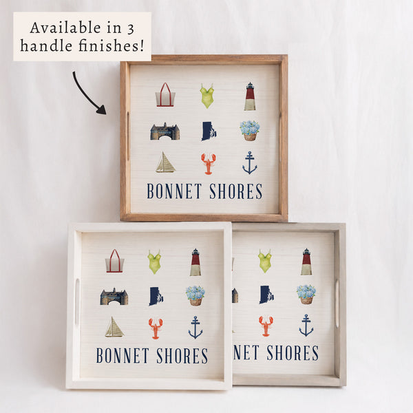 Bonnet Shores Icons Serving Tray