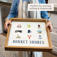 Bonnet Shores Icons Serving Tray