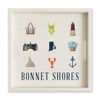 Bonnet Shores Icons Serving Tray