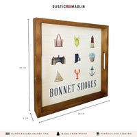 Bonnet Shores Icons Serving Tray