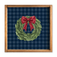 Holiday Wreath Serving Tray