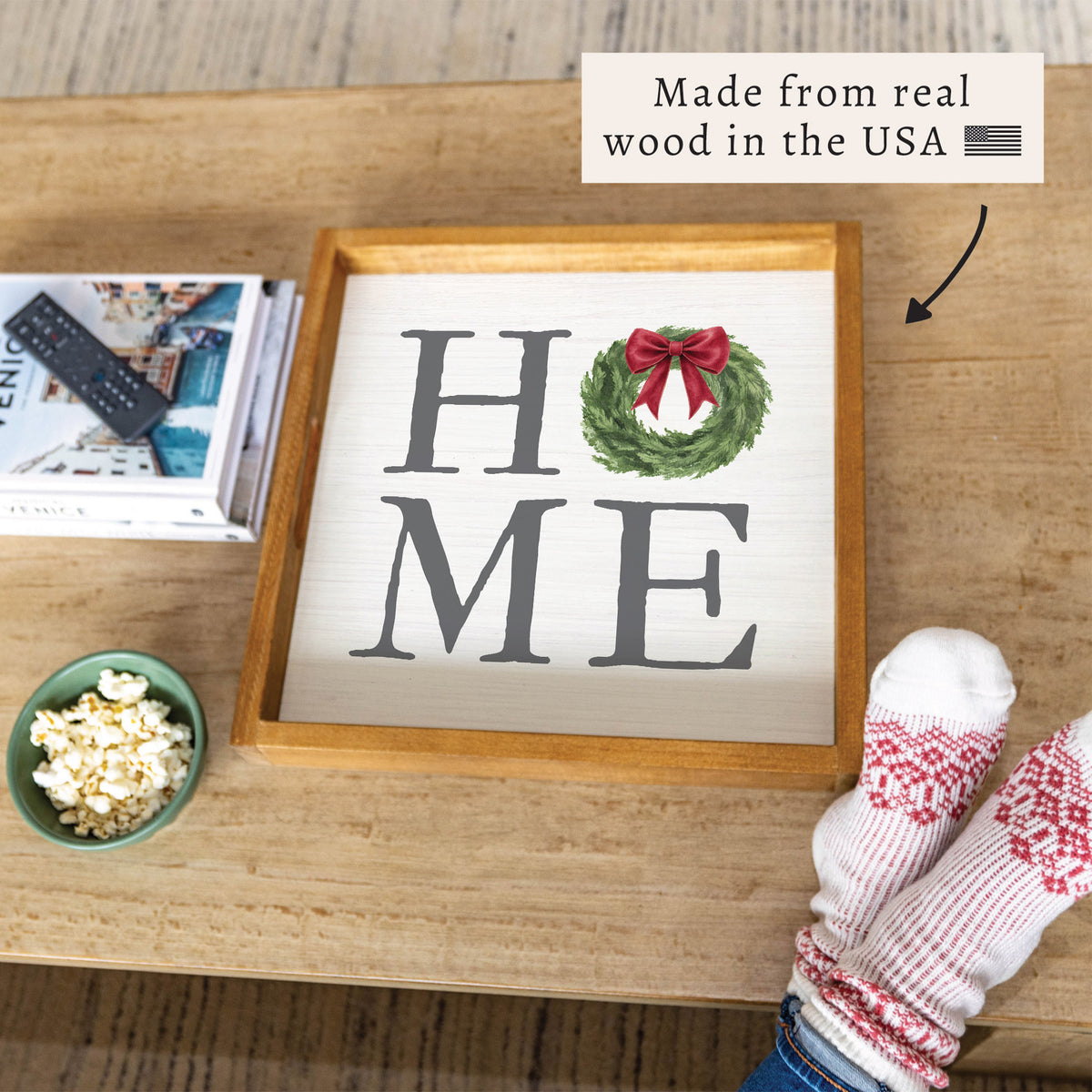 Holiday Home Serving Tray