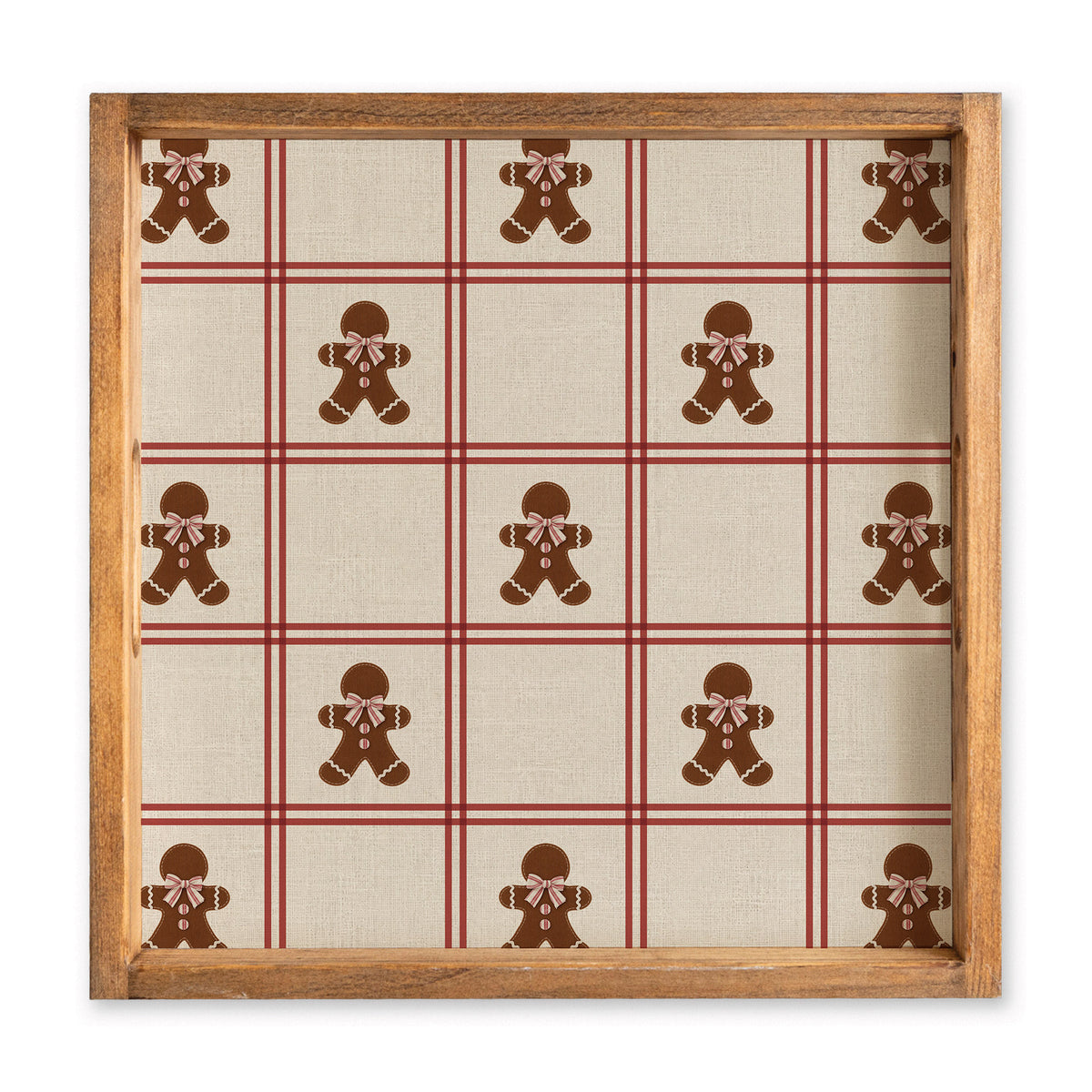 Gingerbread Man Serving Tray