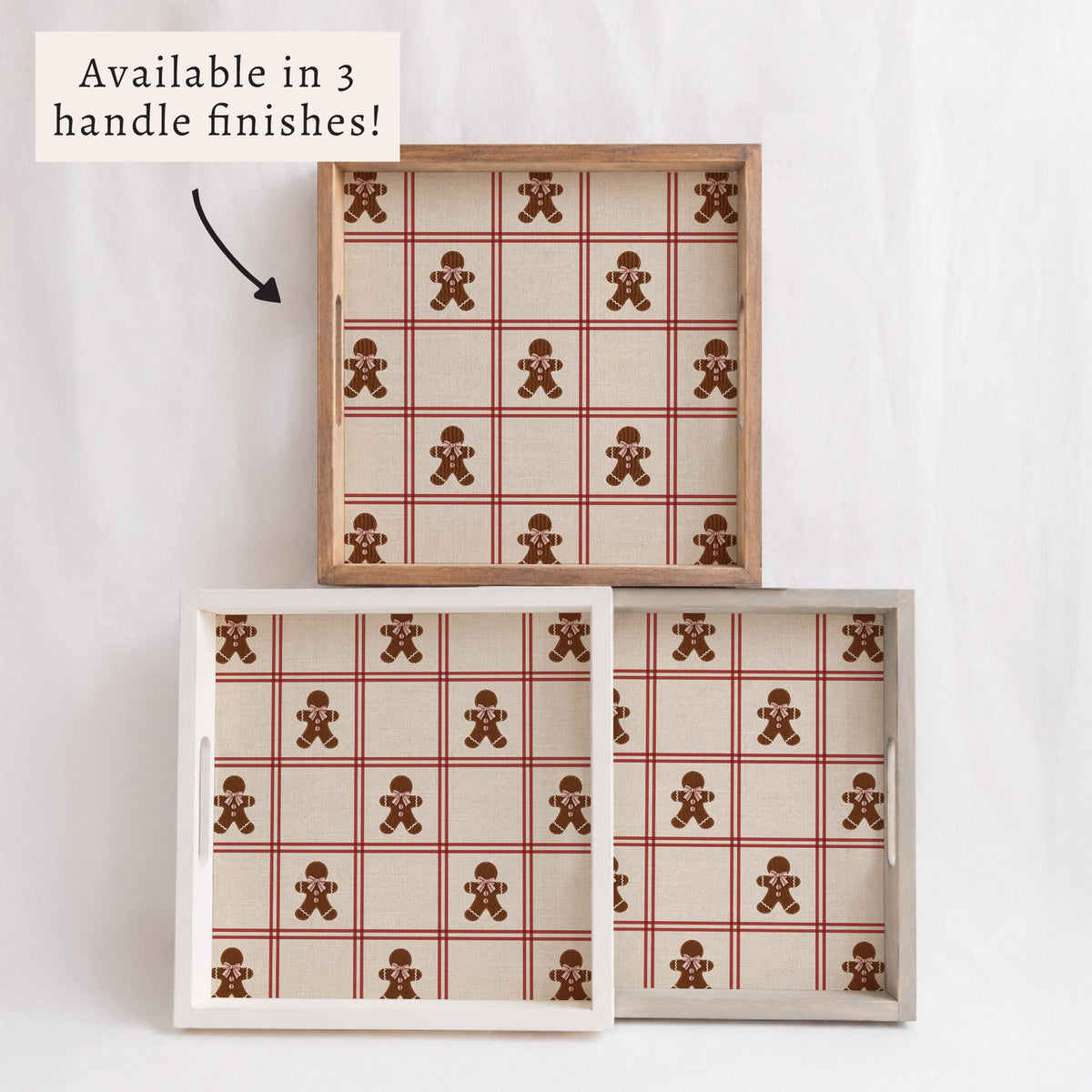 Gingerbread Man Serving Tray