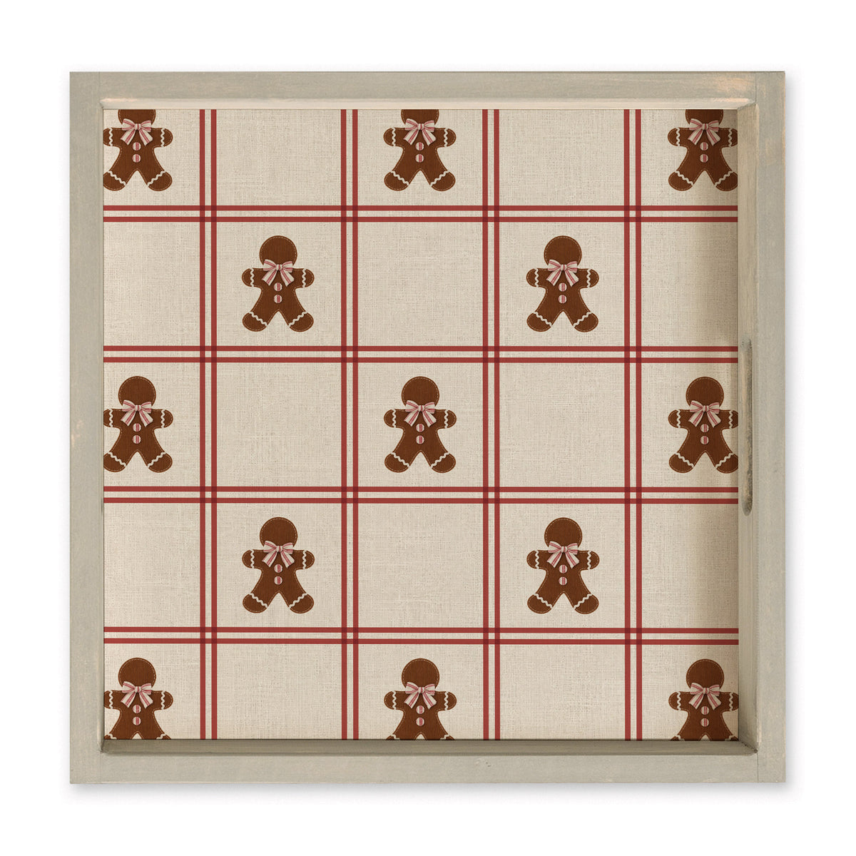 Gingerbread Man Serving Tray