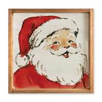 Vintage Santa Face Serving Tray