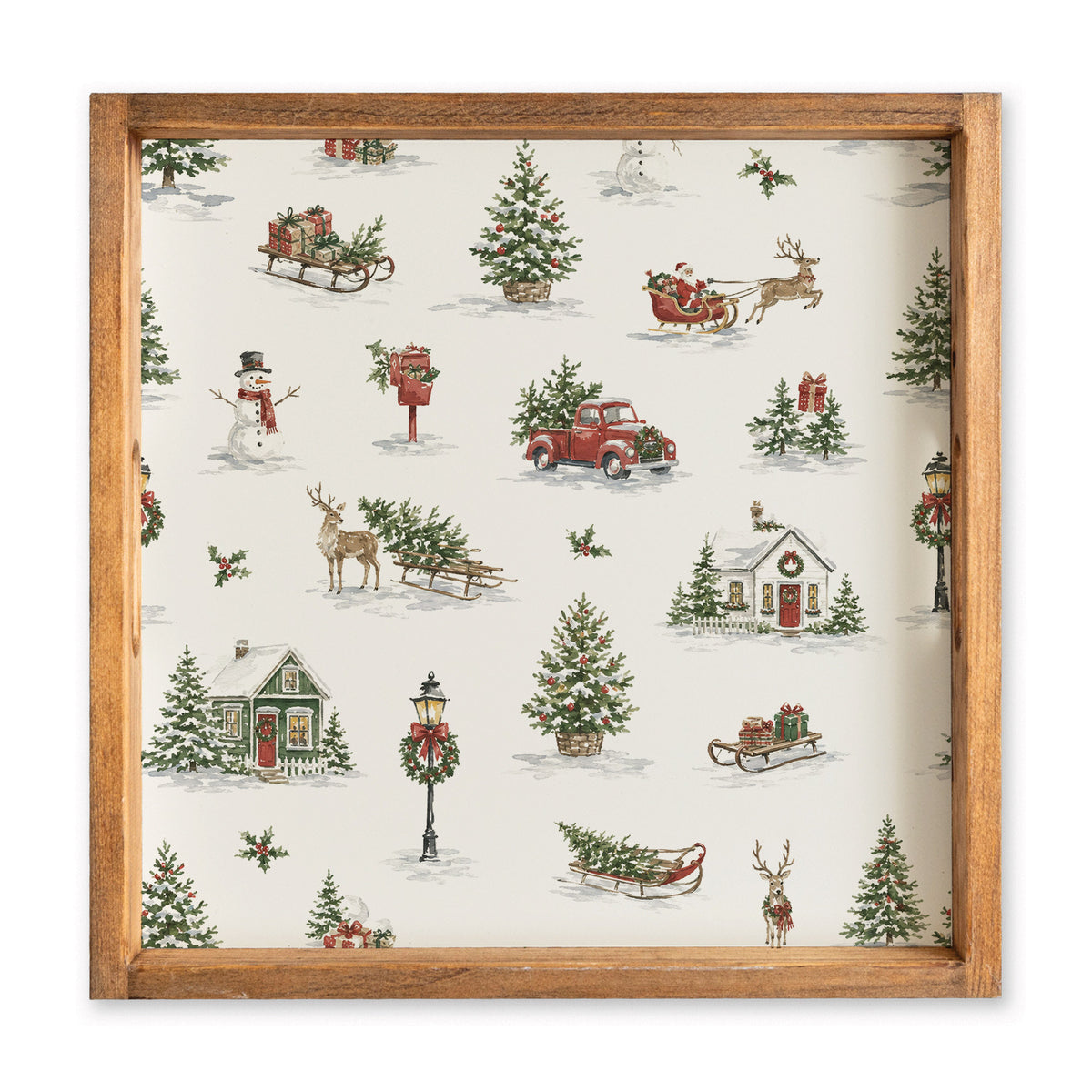 Holiday Hometown Icons Serving Tray