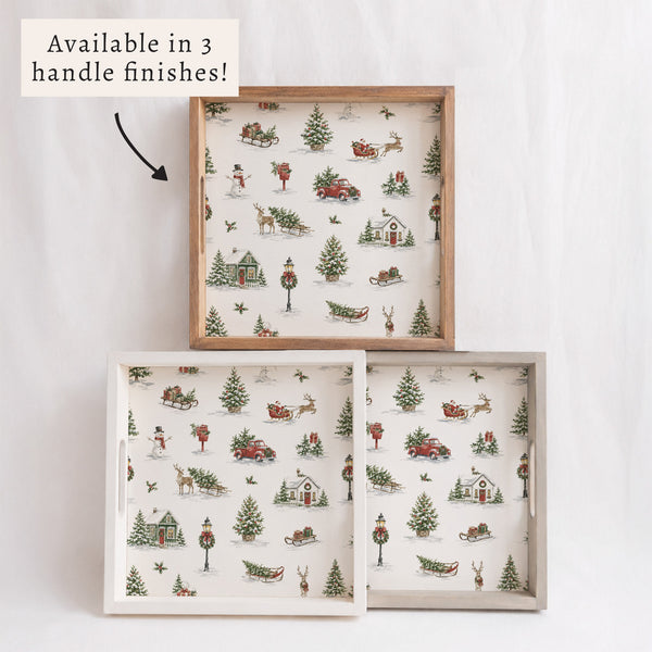 Holiday Hometown Icons Serving Tray