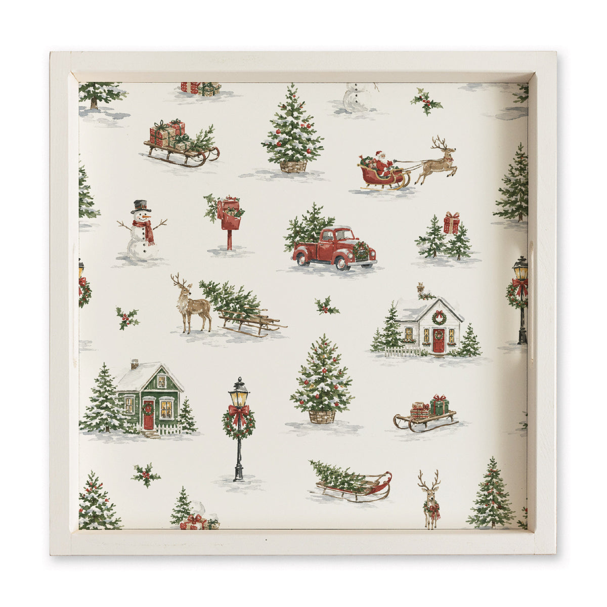 Holiday Hometown Icons Serving Tray