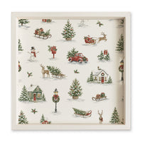Holiday Hometown Icons Serving Tray