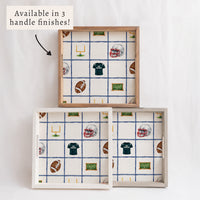 Birds Football Icons Serving Tray
