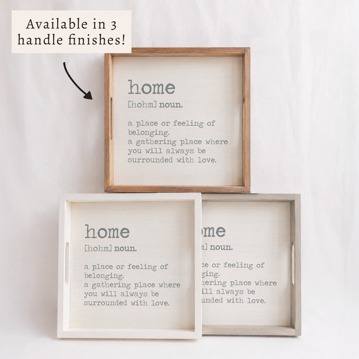 Home Definition Serving Tray