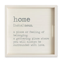 Home Definition Serving Tray
