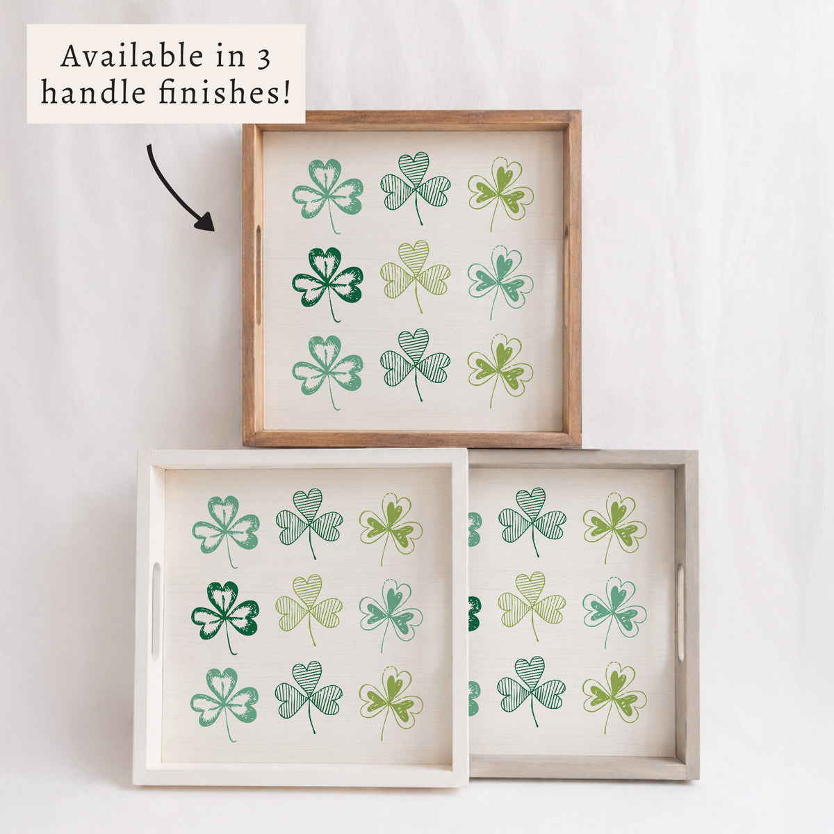 Shamrocks Serving Tray
