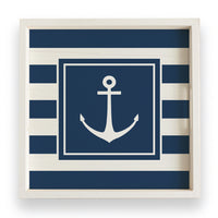 Anchor Stripes Serving Tray