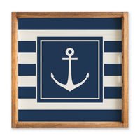 Anchor Stripes Serving Tray