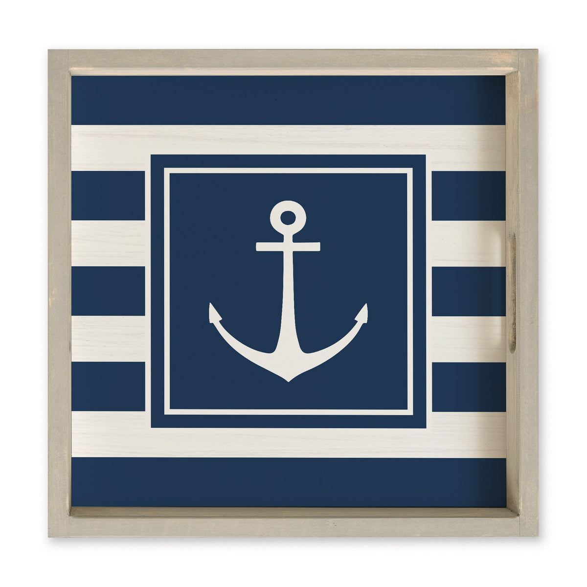 Anchor Stripes Serving Tray