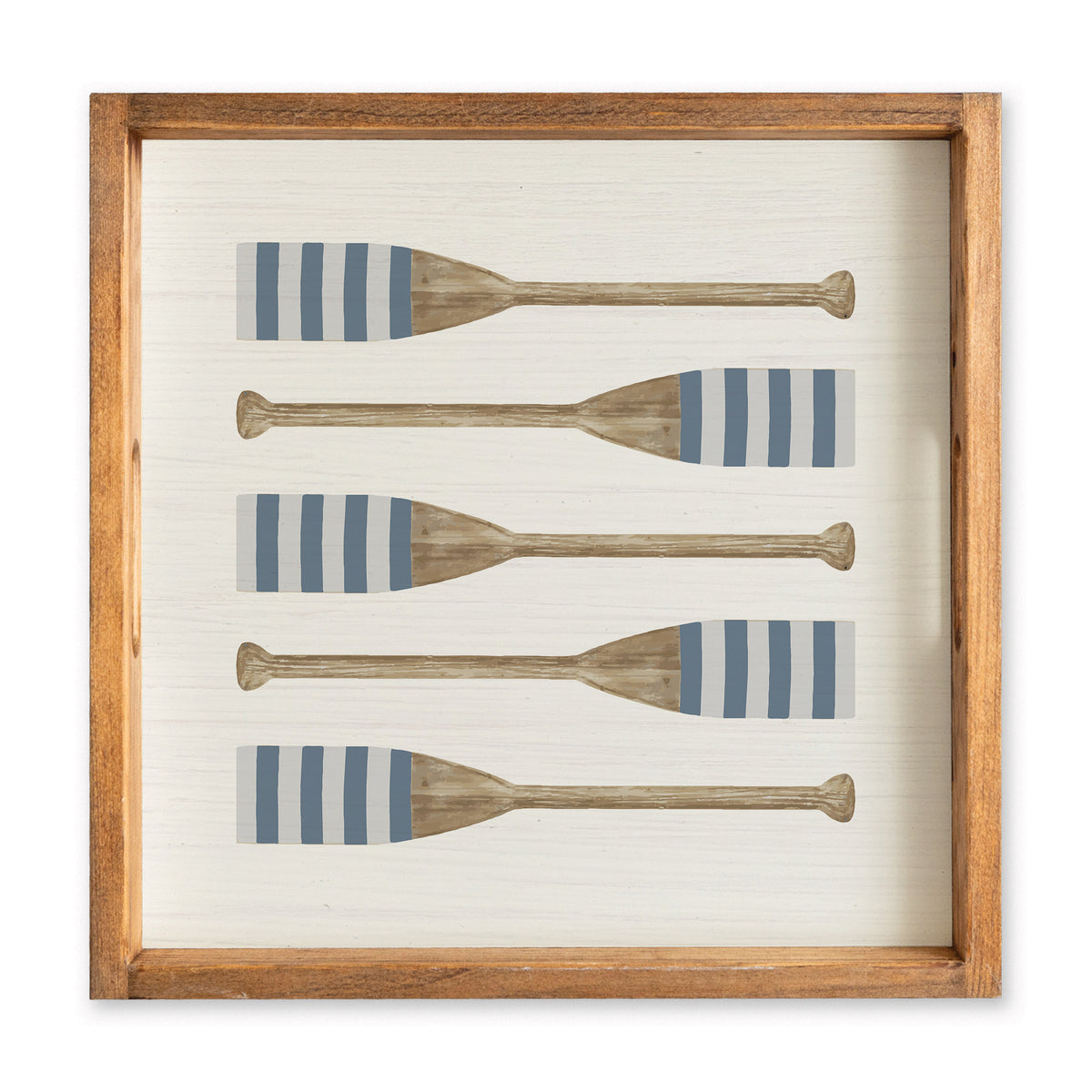 Striped Oars Serving Tray