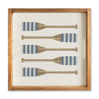 Striped Oars Serving Tray
