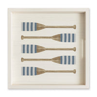 Striped Oars Serving Tray