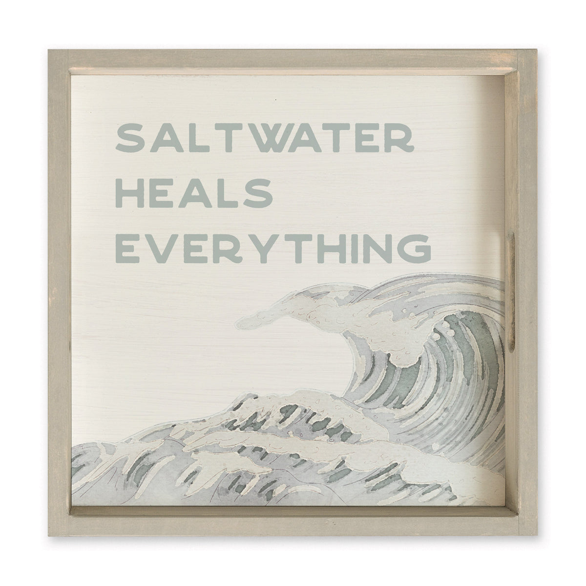 Saltwater Heals Everything Serving Tray