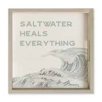 Saltwater Heals Everything Serving Tray