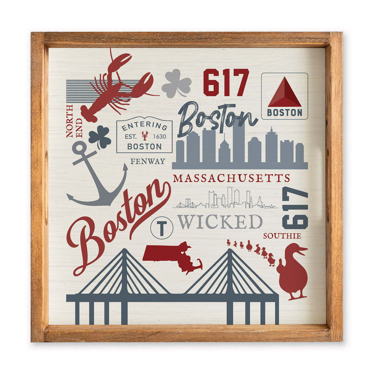 Boston All Things Serving Tray