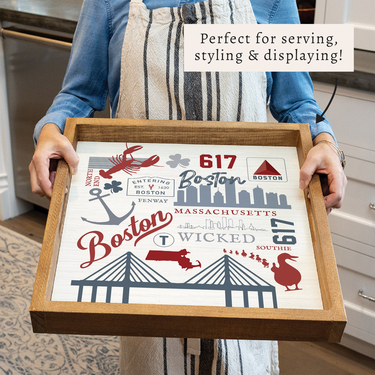 Boston All Things Serving Tray