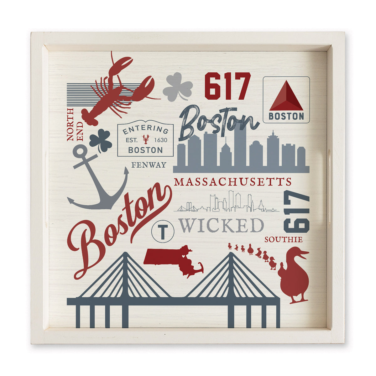 Boston All Things Serving Tray