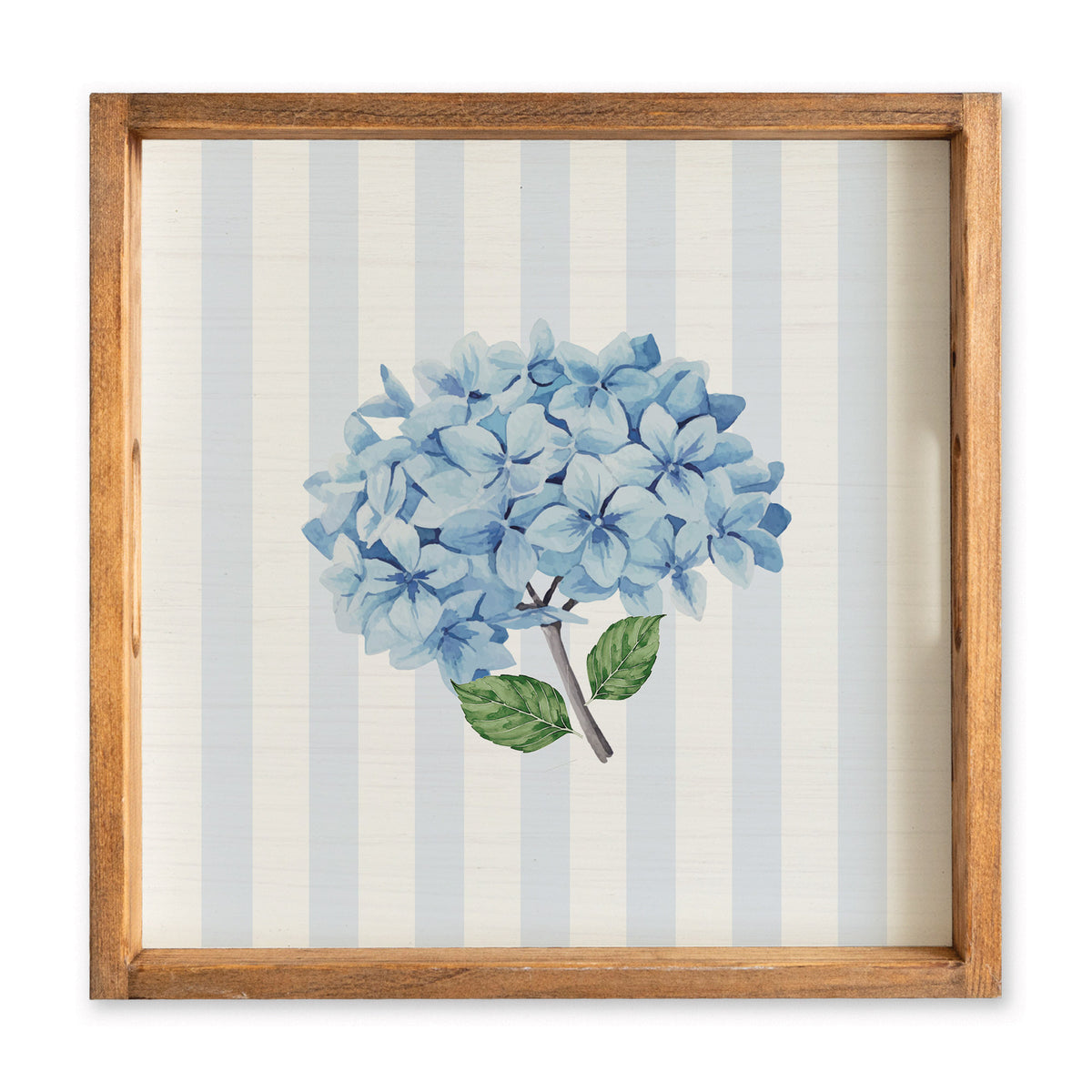 Blooming Hydrangea Rustic Marlin Serving Tray