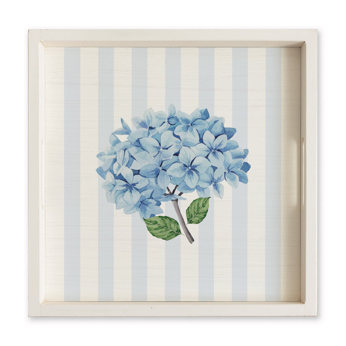 Blooming Hydrangea Rustic Marlin Serving Tray