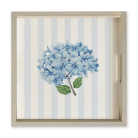 Blooming Hydrangea Rustic Marlin Serving Tray