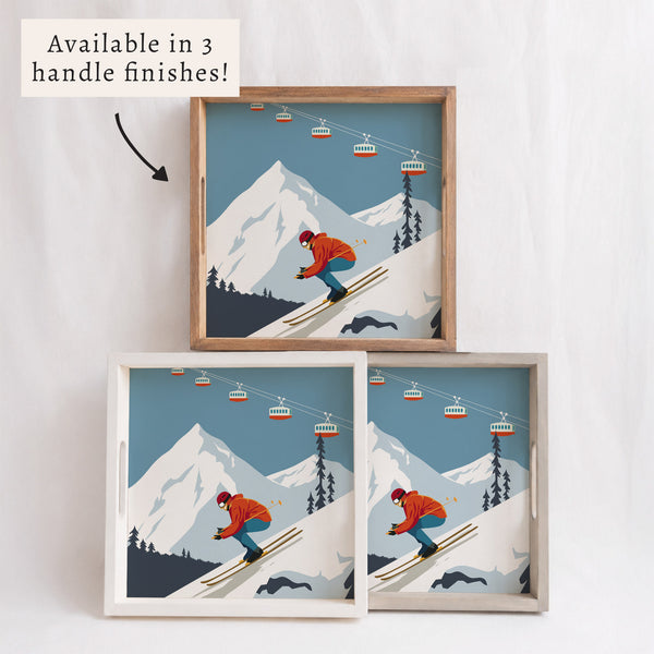 Bluebird Ski Day Serving Tray